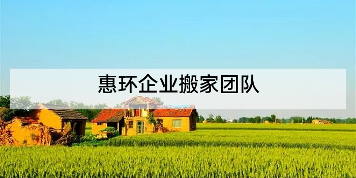 惠环企业搬家团队