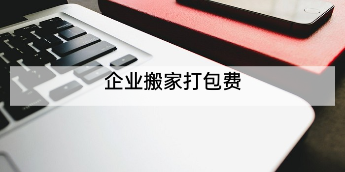 企业搬家打包费