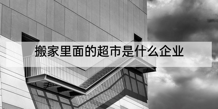 搬家里面的超市是什么企业